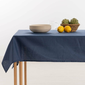 Nappe Muaré 100 x 130 cm Bleu foncé