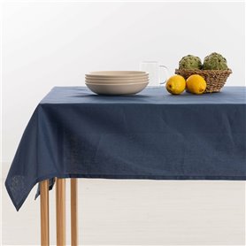 Nappe Mauré 140 x 150 cm Bleu foncé