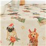 Nappe enduite antitache Muaré Christmas 300 x 140 cm