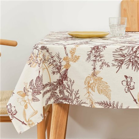 Nappe enduite antitache Muaré Christmas 250 x 140 cm