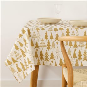 Nappe enduite antitache Mauré Christmas 100 x 140 cm