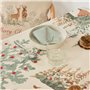 Nappe enduite antitache Muaré Christmas Deer 100 x 140 cm