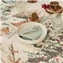Nappe enduite antitache Muaré Christmas Deer 140 x 140 cm