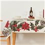 Nappe enduite antitache Mauré Christmas Flowers 140 x 140 cm