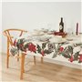 Nappe enduite antitache Muaré Christmas Flowers 250 x 140 cm