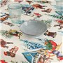 Nappe enduite antitache Muaré  Christmas Landscape 300 x 140 cm