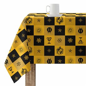 Nappe enduite antitache Harry Potter Hufflepuff 140 x 140 cm