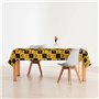 Nappe enduite antitache Harry Potter Hufflepuff 140 x 140 cm