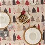Nappe enduite antitache Muaré Laponia 140 x 140 cm