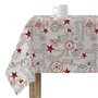 Nappe enduite antitache Muaré Merry Christmas 250 x 140 cm