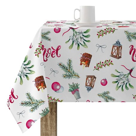 Nappe enduite antitache Mauré Merry Christmas 300 x 140 cm