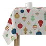 Nappe enduite antitache Muaré Merry Christmas 100 x 140 cm