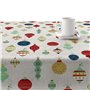 Nappe enduite antitache Muaré Merry Christmas 140 x 140 cm