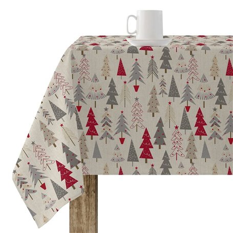 Nappe enduite antitache Mauré Merry Christmas 300 x 140 cm