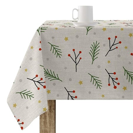 Nappe enduite antitache Mauré Merry Christmas 200 x 140 cm