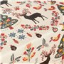 Nappe enduite antitache Muaré Merry Christmas 140 x 140 cm