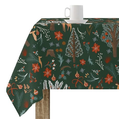 Nappe enduite antitache Mauré Merry Christmas 250 x 140 cm
