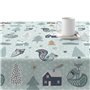 Nappe enduite antitache Mauré Merry Christmas 300 x 140 cm