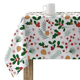 Nappe enduite antitache Mauré Merry Christmas 200 x 140 cm