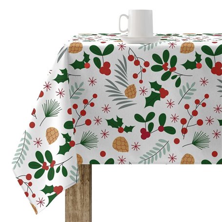 Nappe enduite antitache Mauré Merry Christmas 250 x 140 cm