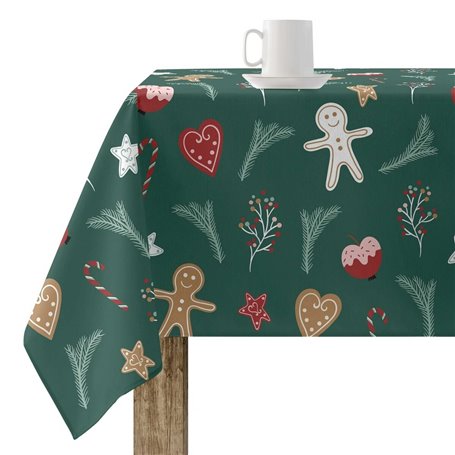 Nappe enduite antitache Mauré Merry Christmas 200 x 140 cm