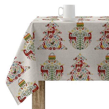 Nappe enduite antitache Mauré Merry Christmas 100 x 140 cm