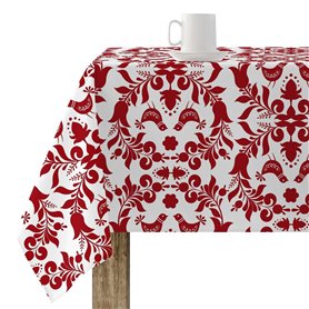 Nappe enduite antitache Mauré Merry Christmas 250 x 140 cm