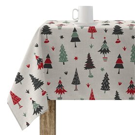 Nappe enduite antitache Mauré Merry Christmas 250 x 140 cm