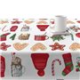 Nappe enduite antitache Mauré Merry Christmas 200 x 140 cm