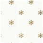 Nappe enduite antitache Mauré Snowflakes Gold 140 x 140 cm