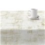 Nappe enduite antitache Mauré Texture Gold 300 x 140 cm
