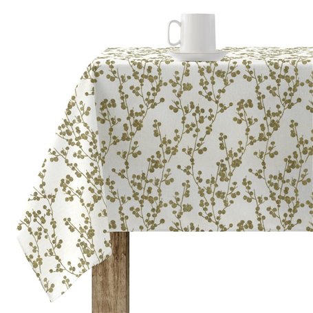 Nappe enduite antitache Muaré Tree Gold 100 x 140 cm