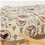 Nappe enduite antitache Muaré Wooden Christmas 100 x 140 cm