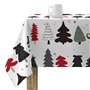 Nappe enduite antitache Muaré Merry Christmas 100 x 250 cm