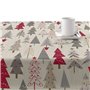 Nappe enduite antitache Muaré Merry Christmas 100 x 250 cm