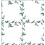 Nappe enduite antitache Mauré White Christmas 180 x 180 cm