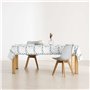 Nappe enduite antitache Mauré White Christmas 180 x 180 cm