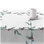 Nappe enduite antitache Muaré White Christmas 100 x 200 cm