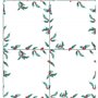 Nappe enduite antitache Muaré White Christmas 100 x 300 cm