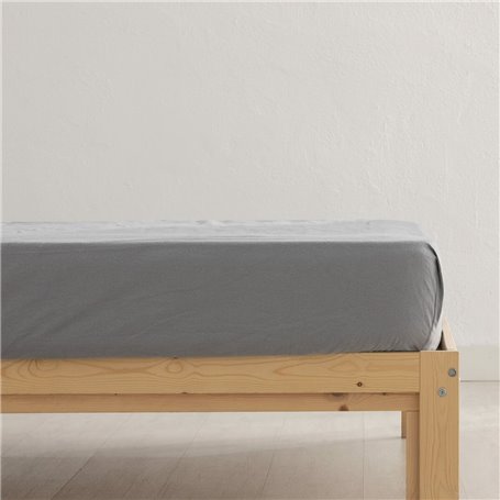 Jeu de draps Terracota Gris Lit ½ persones 210 x 270 cm