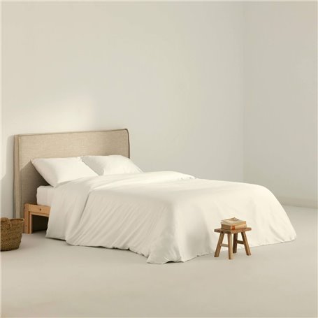 Housse de Couette Terracota Blanc 180 x 220 cm