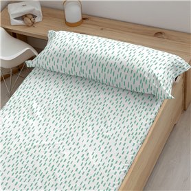 Drap housse Kids&Cotton Urko Multicouleur 105 x 200 cm