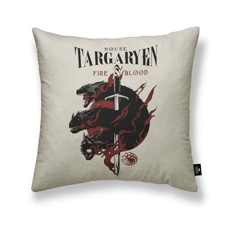 Housse de coussin Game of Thrones Targaryen A 45 x 45 cm