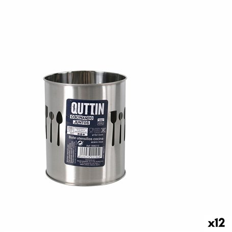 Range-couverts Quttin Acier inoxydable ø 10,3 x 12,2 cm (12 Unités)