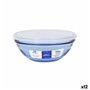 Bol Duralex Marine Bleu 17 cm Avec couvercle (12 Unités)