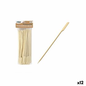 Ensemble de brochettes pour barbecue Algon Bambou 100 Pièces 24 cm (12