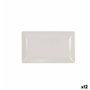 Plateau apéritif La Mediterránea Blanc 30 x 20 x 2,5 cm (12 Unités)