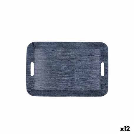 Plateau de petit déjeuner Quid Habitat Bleu Plastique 33 x 23 x 4 cm A