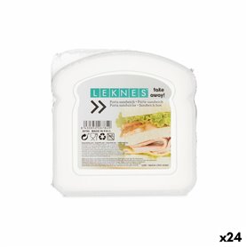 Boîte à Sandwich Transparent Plastique 12 x 4 x 12 cm (24 Unités)