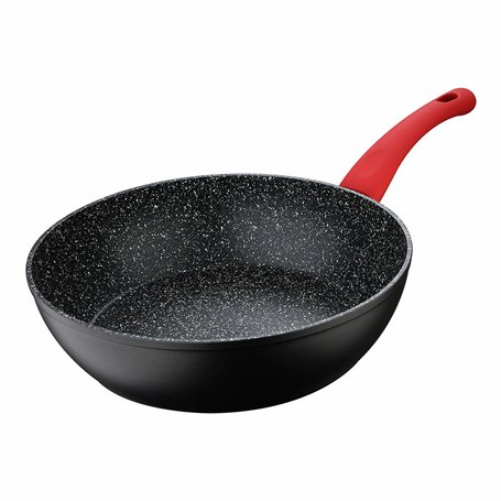 Wok San Ignacio Toledo SG-6252 Aluminium Ø 28 cm Noir